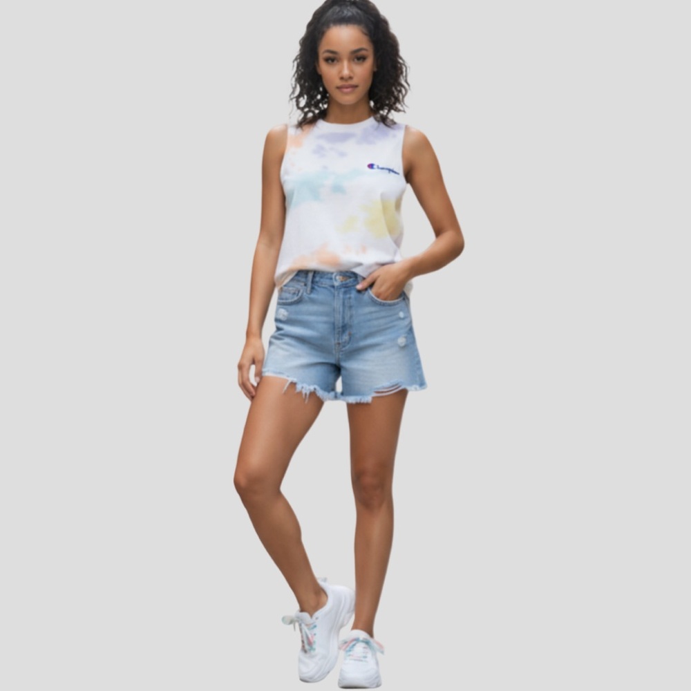 NWT- Champion Tie Dye Logo Tank